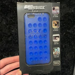 NWT suction cup iPhone 6 case Ghostick